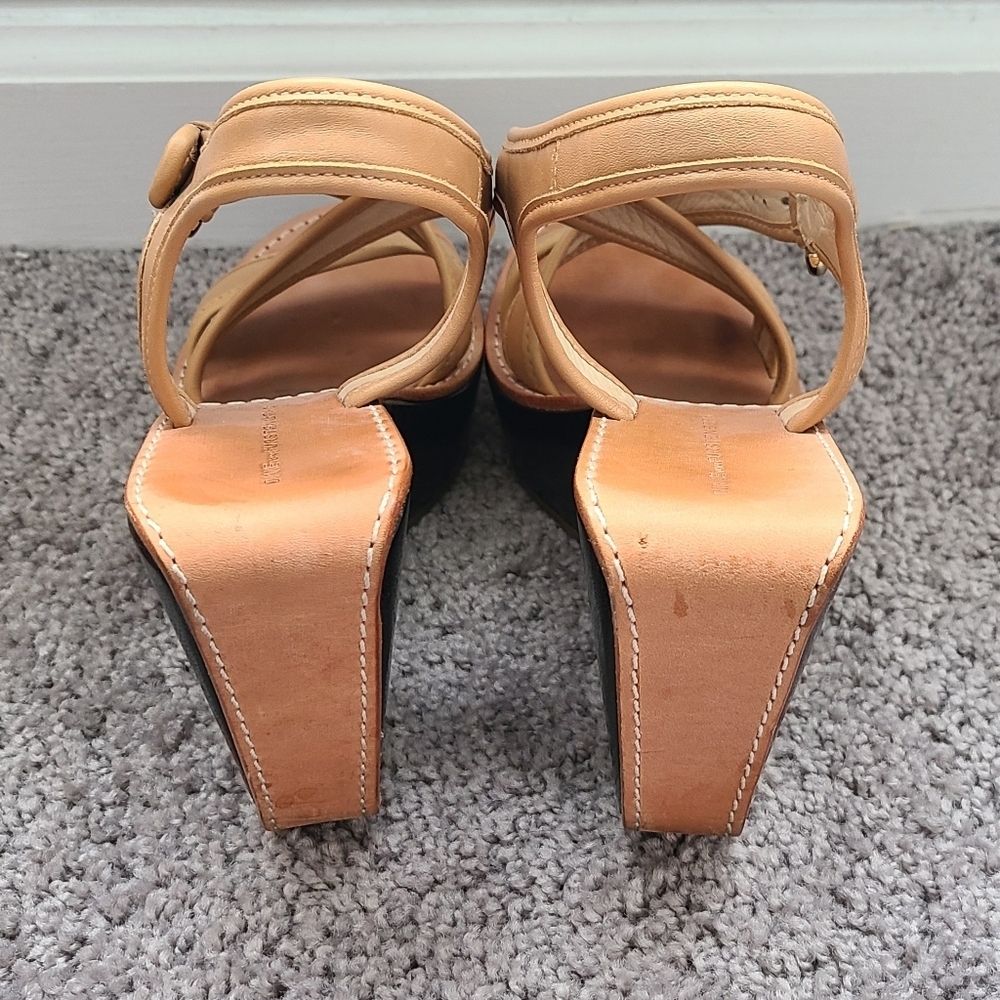 Diane Von Furstenberg Wooden Wedge - Picture 3 of 12